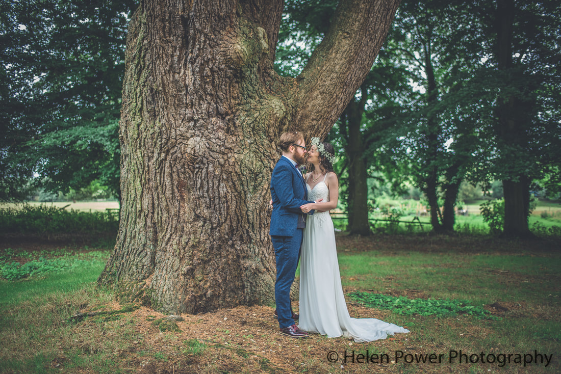 giant lebanon cedar bride and groom wedding venue hampshire