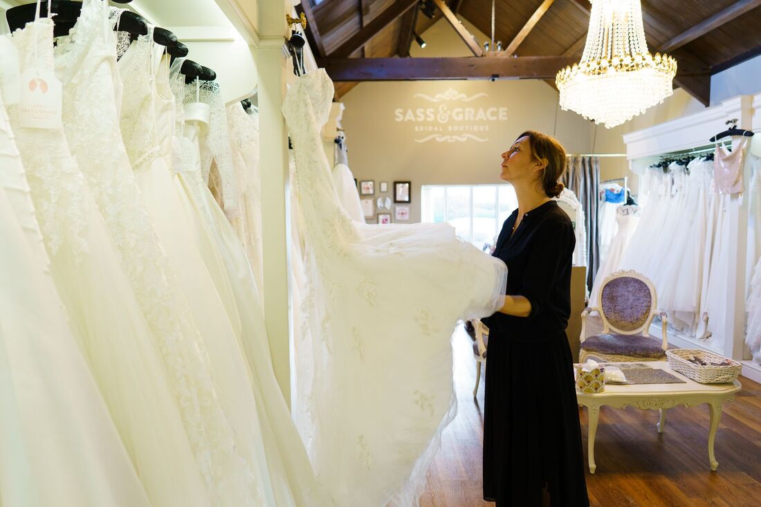 Sass and Grace bridal boutique offering exceptional service for wedding dress shopping